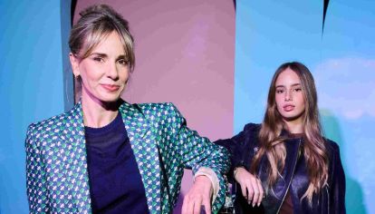 La actriz y su hija posaron en el evento de presentación de la nueva colección de Jazmín Chebar x Edgardo Giménez.