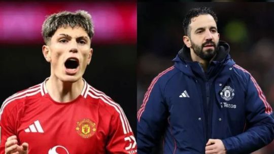 Garnacho explotó contra el DT Rubén Amorim y podría irse del Manchester United