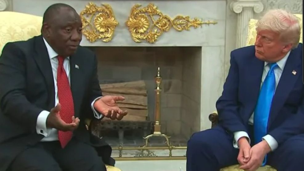 Ramaphosa y Trump