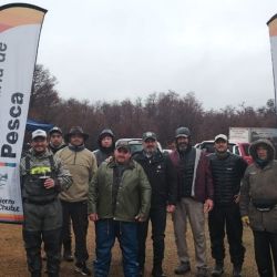 Los pescadores con mosca por primera vez son parte de este proceso, siendo inscriptos originalmente unos 30 cañófilos, pero por las condiciones climáticas desapacibles se acercaron menos.