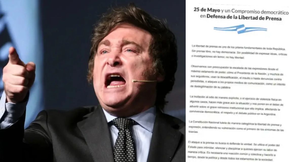 Javier Milei versus the Press.