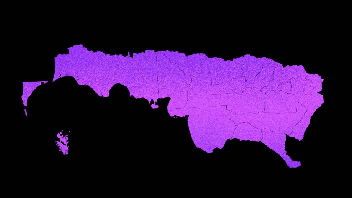 Painting Argentina violet.