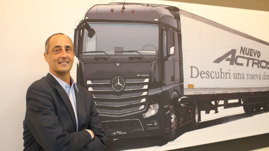 Raúl Barcesat, CEO de Mercedez-Benz camiones y buses