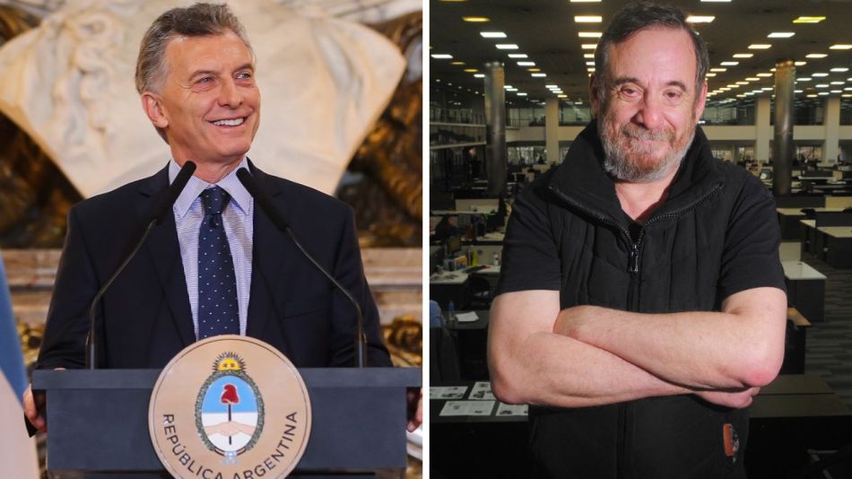 Alejandro Awada y Mauricio Macri