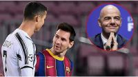 Messi, Cristiano e Infantino