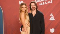 Karen Martínez junto a su esposo Juanes