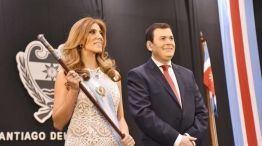 Gerardo Zamora y su esposa Claudia Ledesma Abdala