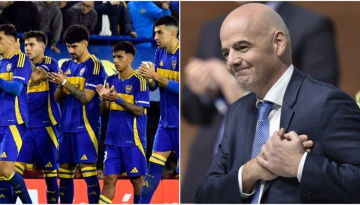 Gianni Infantino y Boca