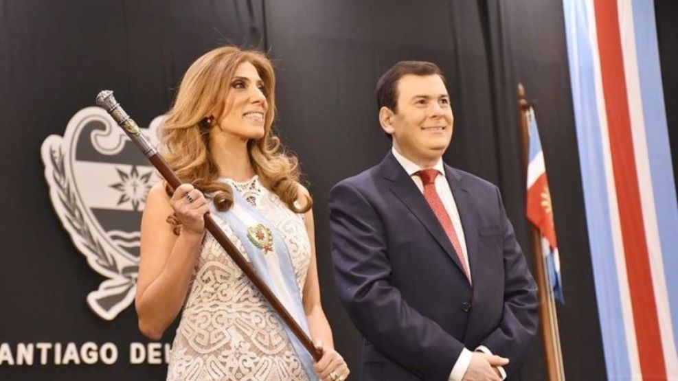 Gerardo Zamora y su esposa Claudia Ledesma Abdala