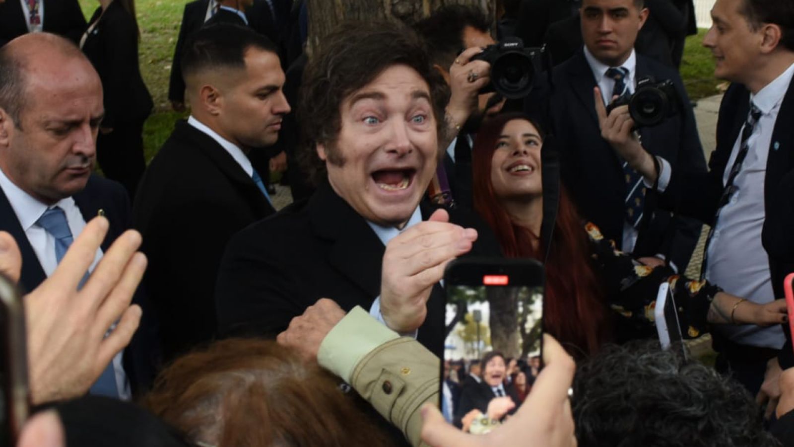 Las postales dejó el acto del 25 de Mayo.