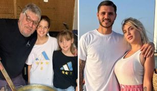 Wanda Nara, Mauro Icardi, Franceca Icardi, Isabella Icardi