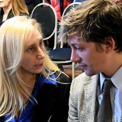 Karina Milei and Santiago Caputo.