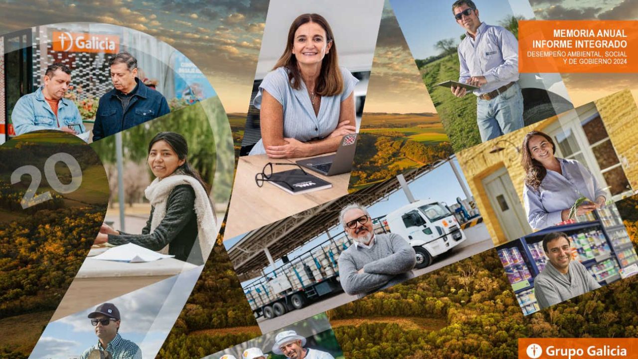 Grupo Galicia presentó su Informe Integrado 2024: resultados financieros, sociales y ambientales de una gestión histórica