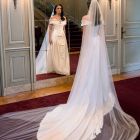 Demi Lovato vestido de novia