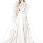 Demi Lovato vestido de novia