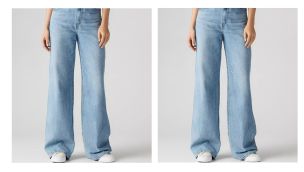 Jeans bota ancha