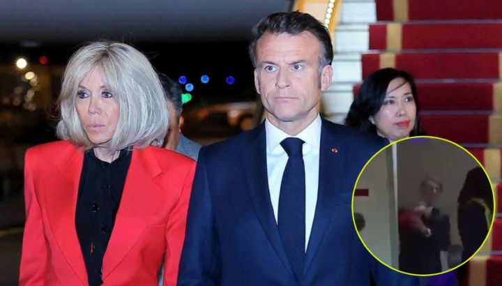 El video del cachetazo de Brigitte Macron al presidente Emmanuel Macron que se volvió viral