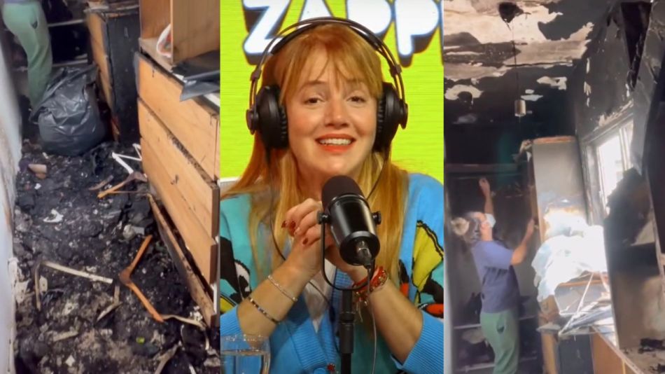 Carolina Ibarra sufrió un incendio en su casa
