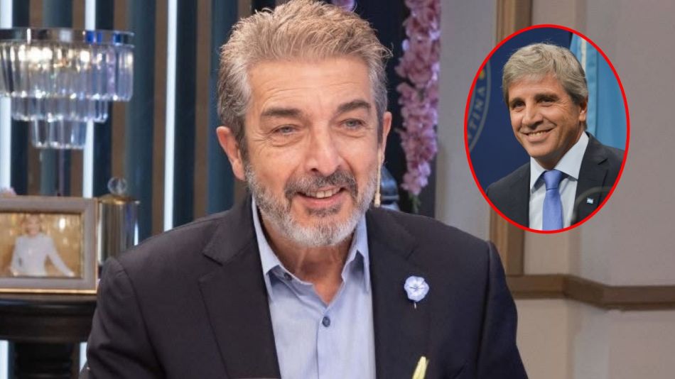 Ricardo Darín y Luis Caputo