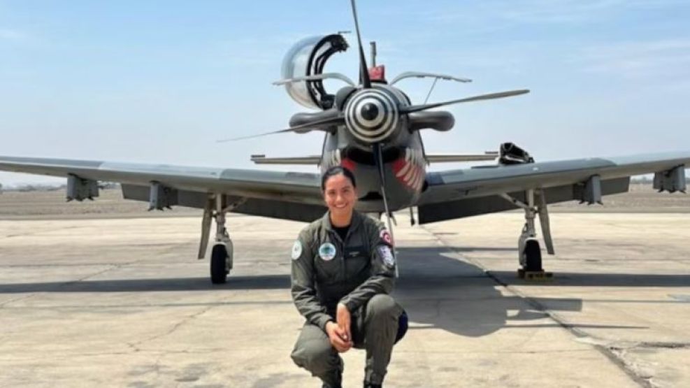 Ashley Vargas, la piloto encontrada con vida.