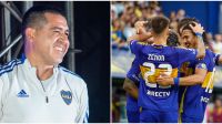 Riquelme y jugadores