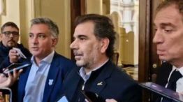 Cristian Ritondo y Diego Santilli en Casa Rosada 20250527