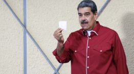 Presidente venezonalo Nicolás Maduro en las elecciones del domingo20250527