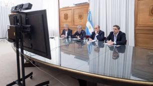 Reunión de Francos y Caputo con gobernadores 20250527