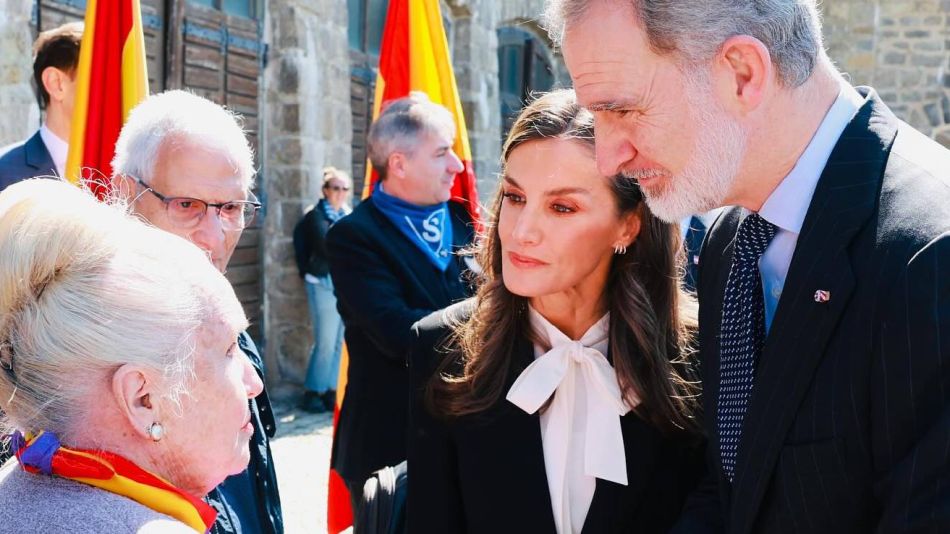 La reina Letizia y su emotivo homenaje a los deportados españoles en Mauthausen