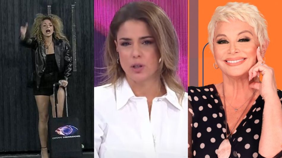 Lourdes Ciccarone en Gran Hermano, Marina Calabró en DDM y Carmen Barbieri en El Nueve