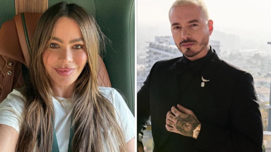 Sofía Vergara y J Balvin