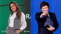 Pamela David y Javier Milei