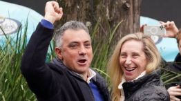 Karina Milei y Sebastián Pareja