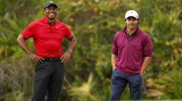 Tiger Woods y su hijo Charlie