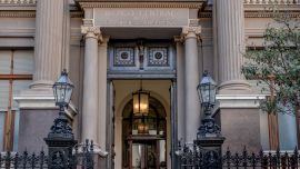 The Central Bank of Argentina in Buenos Aires.
