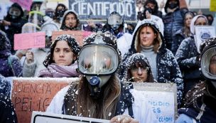 protesta de científicos en mayo 2025