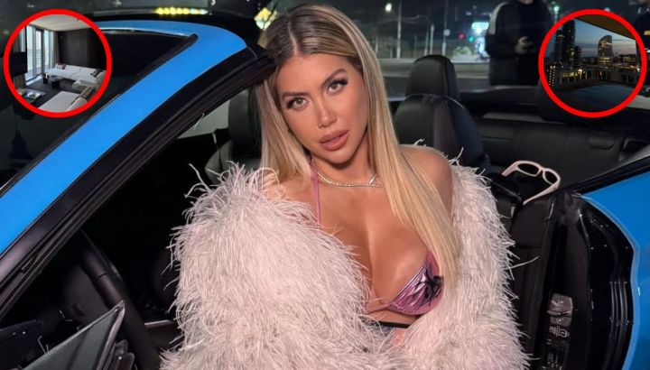 Así es el lujoso departamento de Wanda Nara en Milán: cuánto cuesta