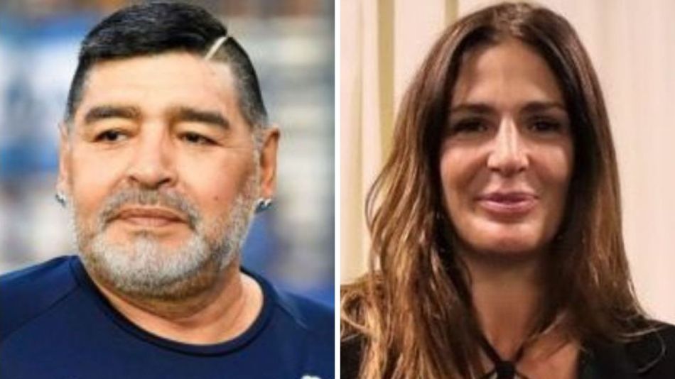 Diego Maradona y Julieta Makintach