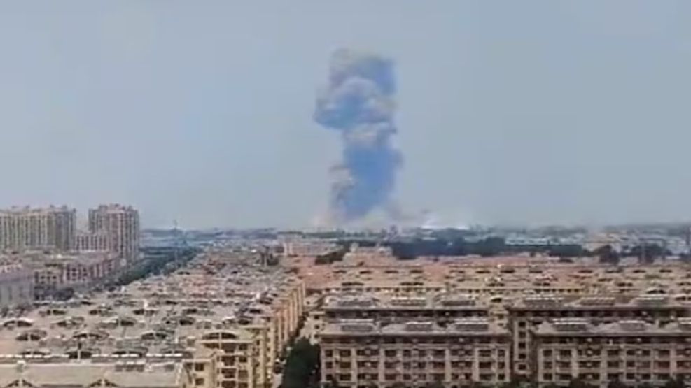 Una impactante explosión tuvo lugar en una planta química.