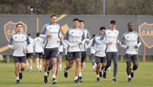 Entremiento de Boca Juniors