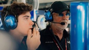 Flavio Briatore y Franco Colapinto