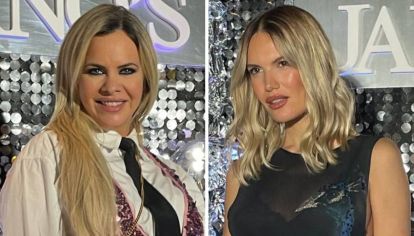 La periodista y la modelo dijeron presentes en esta edición de CARAS moda y se las pudo ver luciendo sus pancitas de embarazadas. 