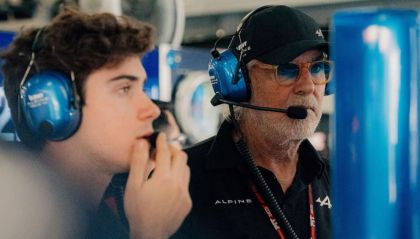 Flavio Briatore y Franco Colapinto
