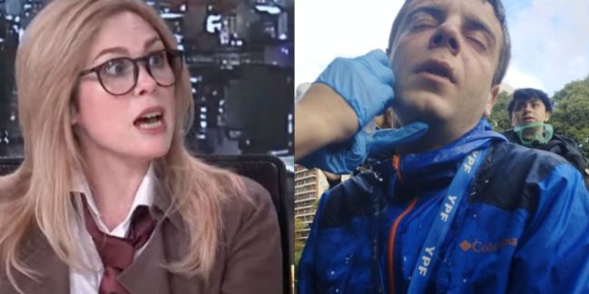 La provocación de Lemoine: "El periodista que increpó a Santi Caputo en Diputados hoy interceptó el gas pimienta de un policía con la cara"