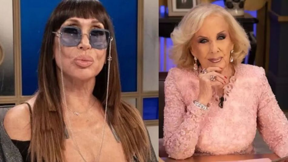 Moria Casán y Mirtha Legrand