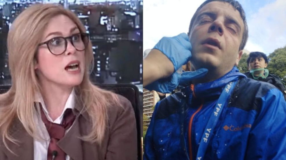 La provocación de Lemoine: "El periodista que increpó a Santi Caputo en Diputados hoy interceptó el gas pimienta de un policía con la cara"