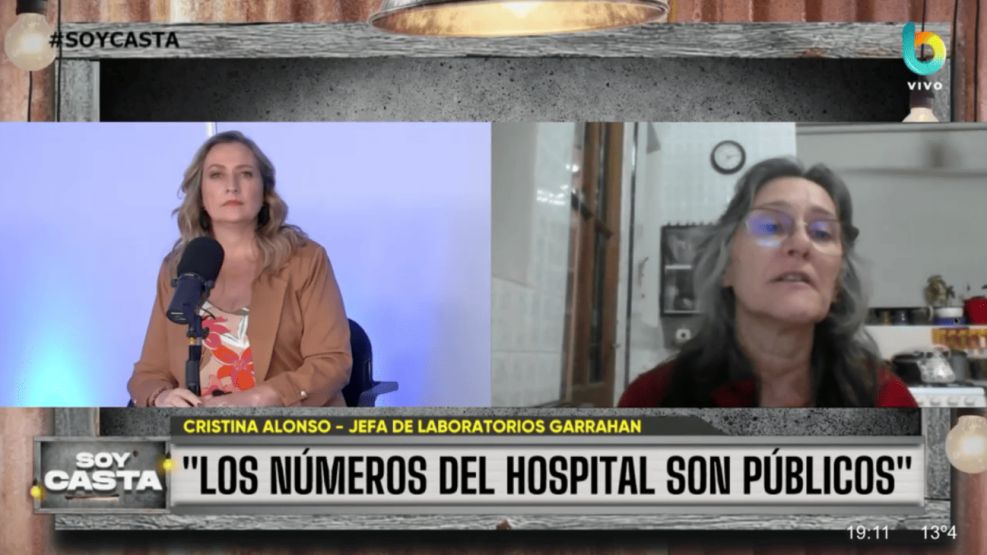 Cristina Alonso, Jefa de Laboratorios en Hospital Garrahan