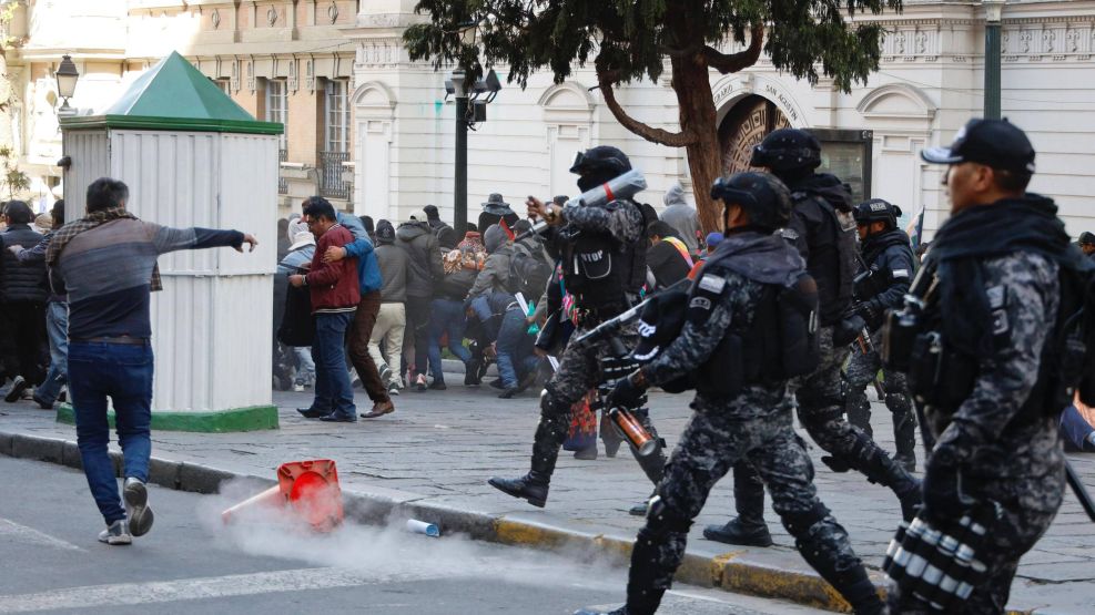 Foto Protesta La Paz 1