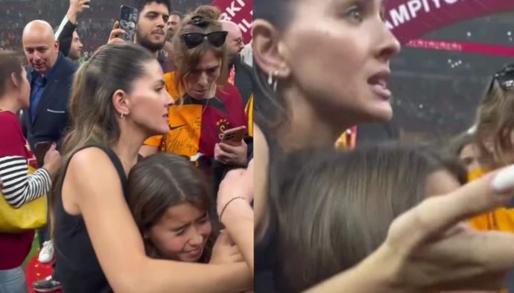 El incómodo momento que pasó La China Suárez con Rufina en la cancha del Galatasaray: "No puedo pasar"