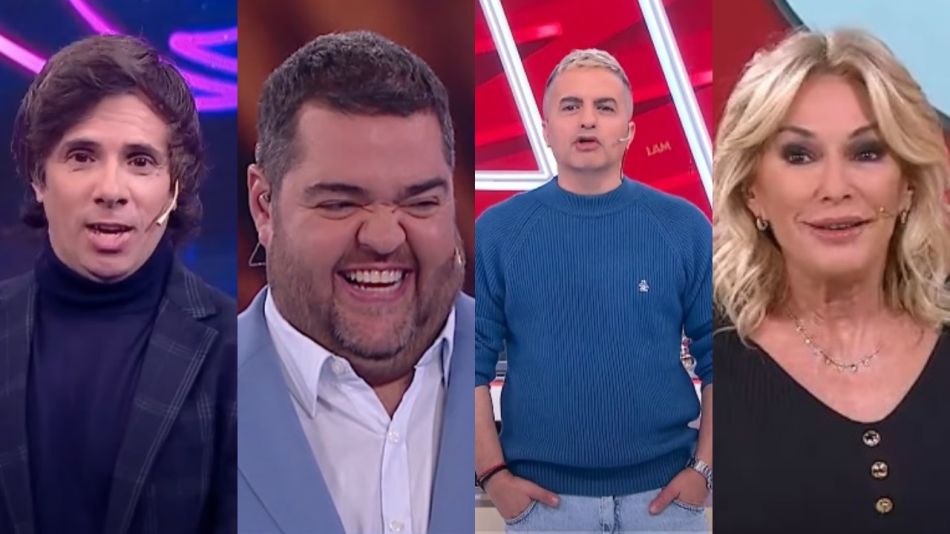 Robertito Funes Ugarte, Darío Barassi, Ángel de Brito y Yanina Latorre
